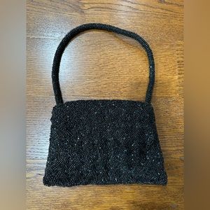 Beaded Black Bag